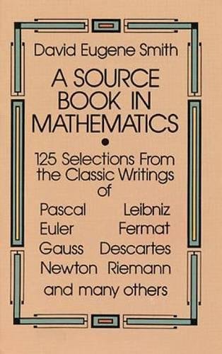 A source book in mathematics Cover