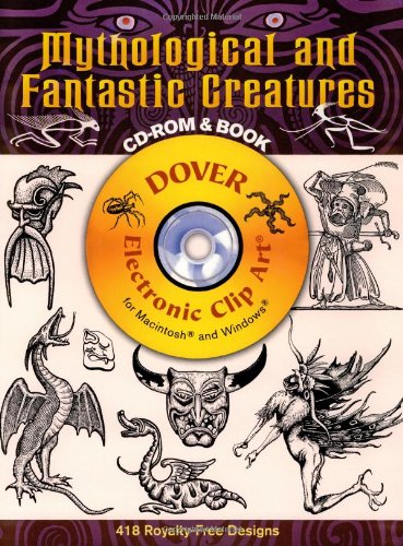 Mythological and Fantastic Creatures CD-ROM and Book Cover