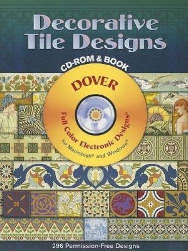 Decorative Tile Designs CD-ROM and Book (Full Colour Electronic Design) Cover
