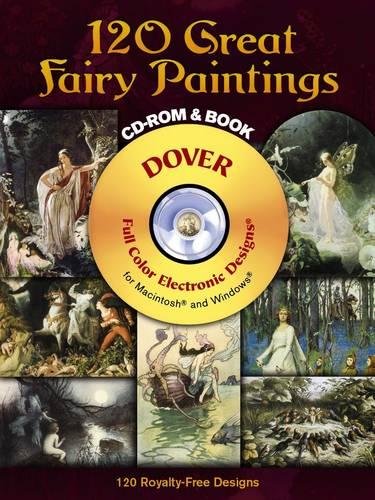 120 Great Fairy Paintings CD-ROM and Book Cover