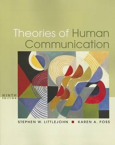 Theories of human communication Cover