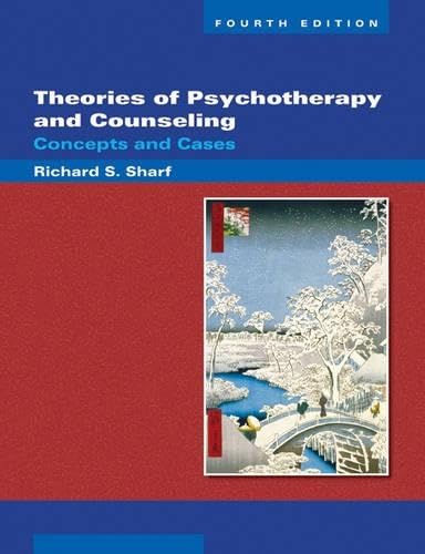 Theories of Psychotherapy & Counseling Cover