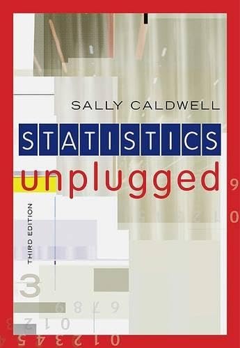 Statistics unplugged Cover
