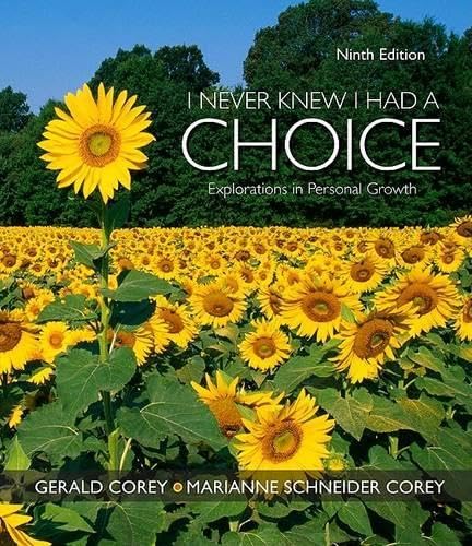 I never knew I had a choice Cover