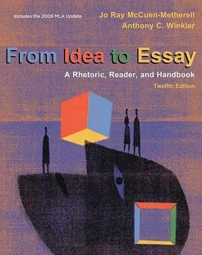 From idea to essay Cover