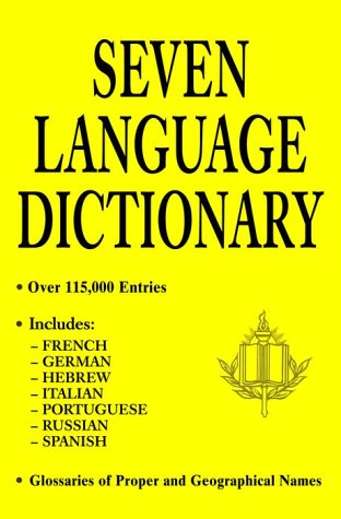 Seven language dictionary Cover