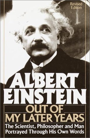 Out of my later years Cover