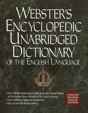 Webster's encyclopedic unabridged dictionary of the English language Cover