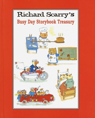 Richard Scarry's busy day storybook treasury. Cover