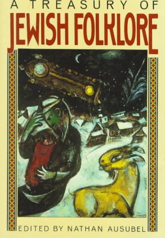 A Treasury of Jewish folklore Cover