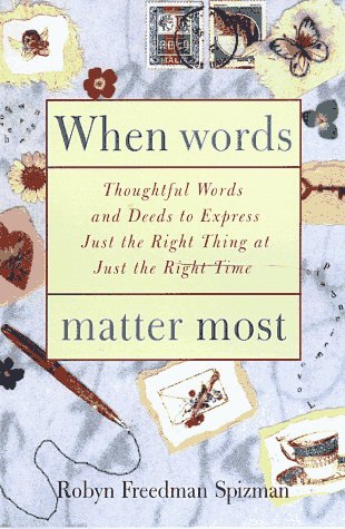 When words matter most Cover