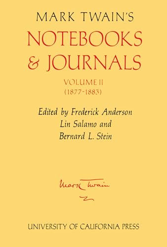 Mark Twain's Notebooks & journals Cover