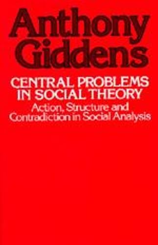 Central problems in social theory Cover