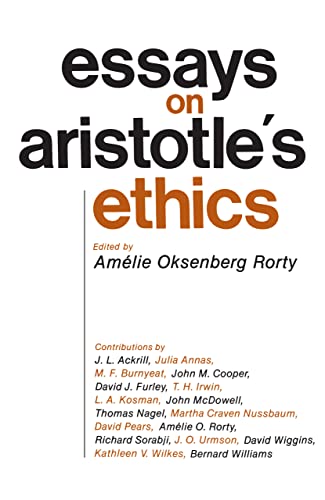 Essays on Aristotle's ethics Cover