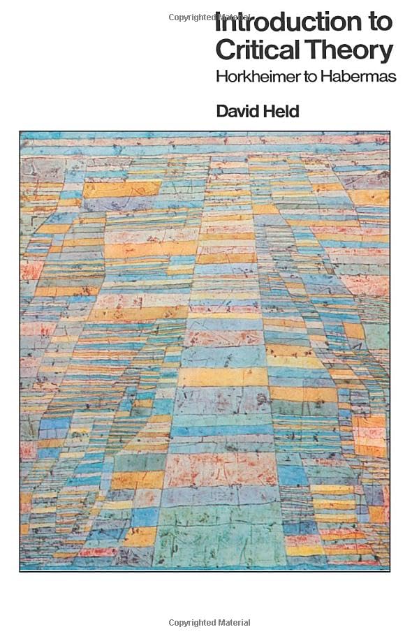 Introduction to critical theory Cover