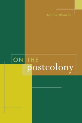 On the postcolony Cover