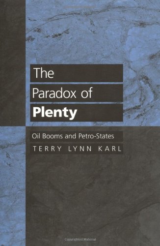 The paradox of plenty Cover