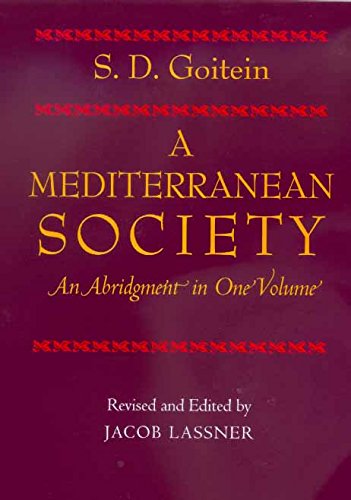 A Mediterranean society Cover