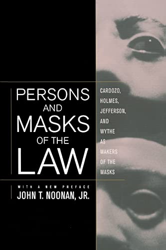 Persons and masks of the law Cover