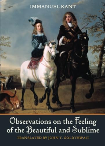 Observations on the feeling of the beautiful and the sublime Cover