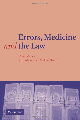 Errors, medicine, and the law Cover