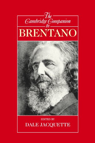 The Cambridge companion to Brentano Cover