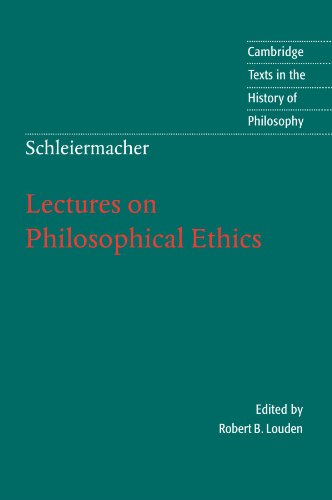 Lectures on philosophical ethics Cover