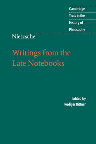 Writings from the late notebooks Cover