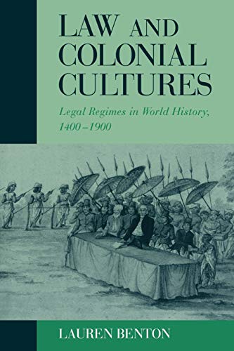 Law and colonial cultures Cover