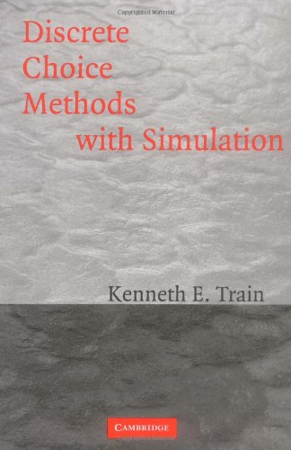 Discrete Choice Methods with Simulation Cover