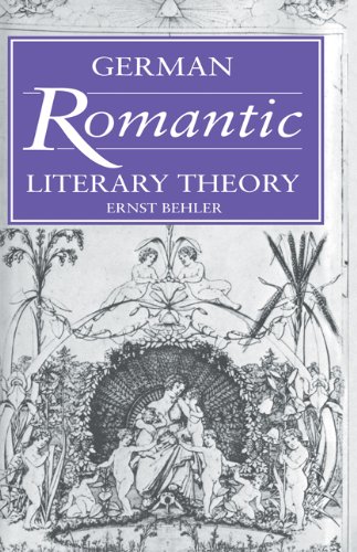 German Romantic Literary Theory (Cambridge Studies in German) Cover