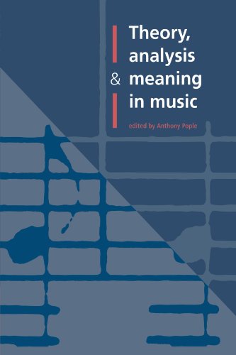 Theory, analysis and meaning in music Cover