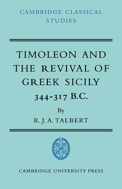 Timoleon and the Revival of Greek Sicily Cover