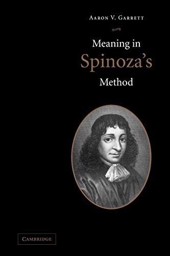 Meaning in Spinoza's Method Cover