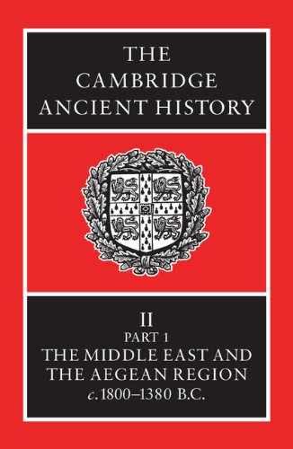 The Cambridge Ancient History Volume 2, Part 1 Cover