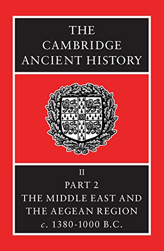 History of the Middle East and the Aegean region c. 1380-1000 B.C. Cover