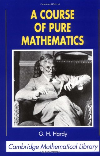 A course of pure mathematics Cover