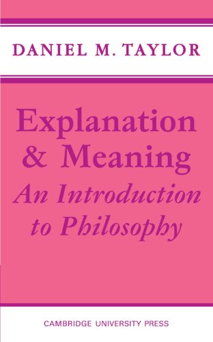Explanation and meaning Cover