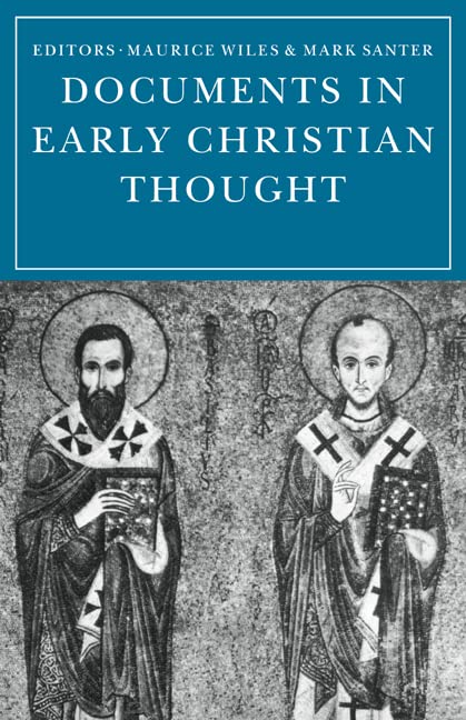 Documents in early Christian thought Cover