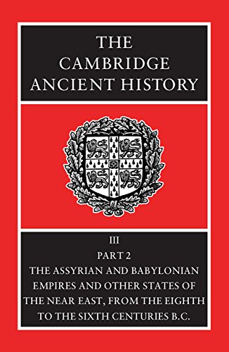 The Cambridge Ancient History Volume 3, Part 2 Cover