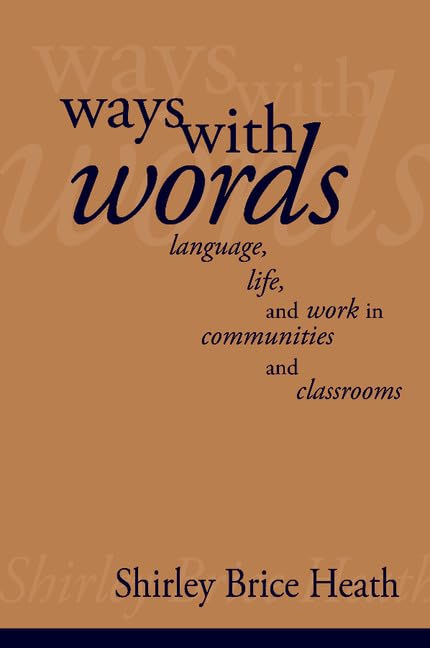 Ways  with words \ Cover
