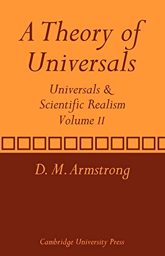 A Theory of Universals Cover