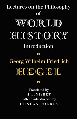 Lectures on the Philosophy of World History Cover