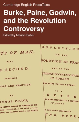 Burke, Paine, Godwin, and the revolution controversy Cover