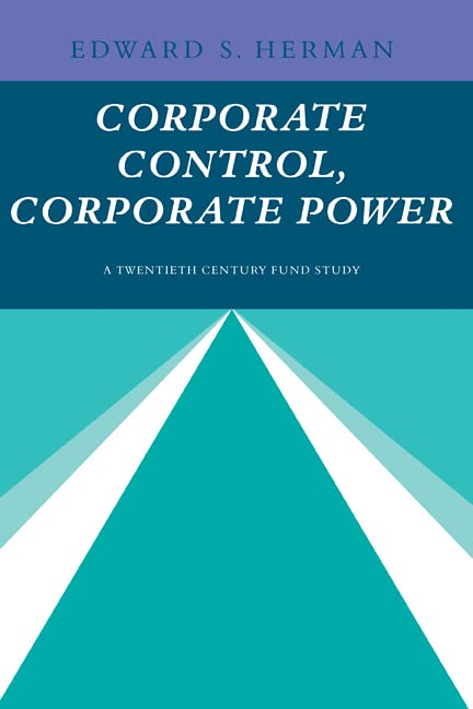 Corporate Control, Corporate Power Cover