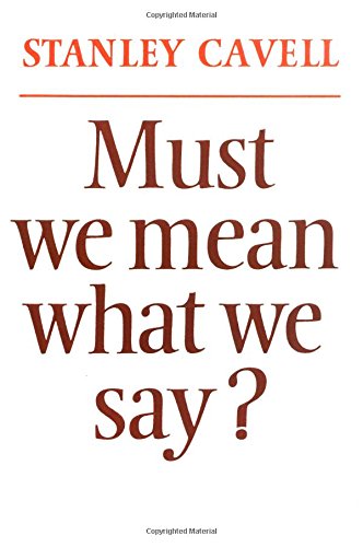 Must we mean what we say? Cover