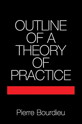 Outline of a theory of practice Cover