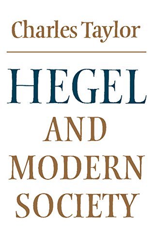 Hegel and modern society Cover