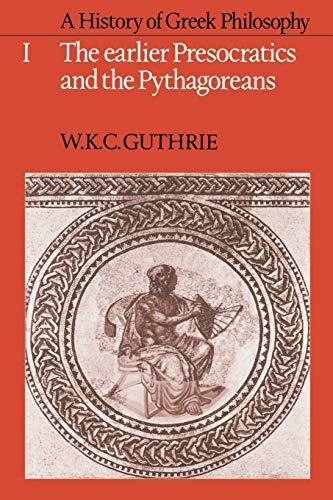 A history of Greek philosophy Cover