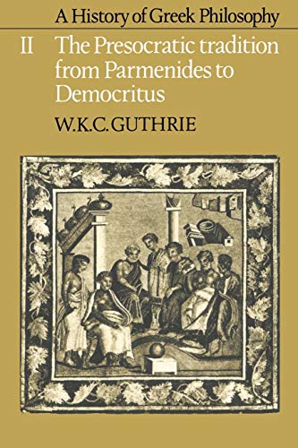 A history of Greek philosophy Cover